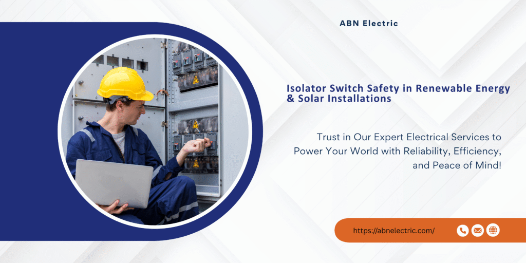 Isolator Switch Safety