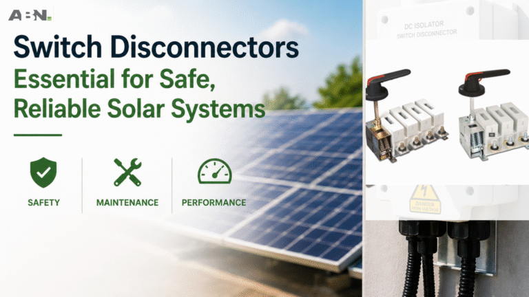 Solar disconnectors for safe and reliable systems
